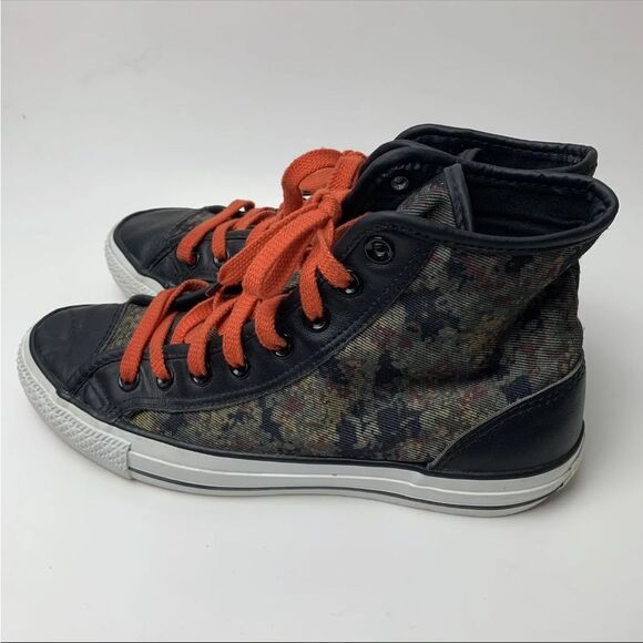 Converse All Star Overlay Hi Top Cactus/Black Sneaker Shoes 146461C M 7 Women 9 - Picture 3 of 9